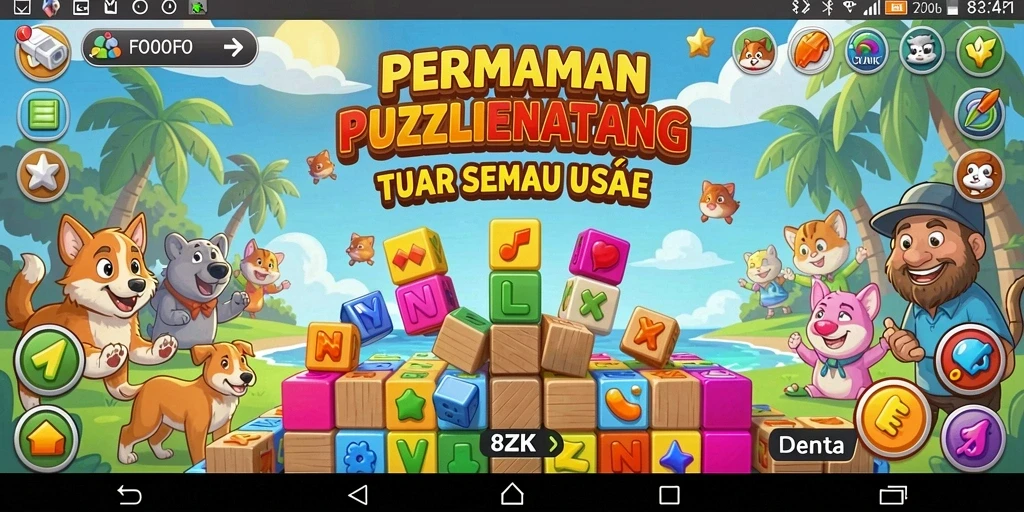 Tangkapan layar utama 8ZK menampilkan gameplay yang menarik dan penuh tantangan.