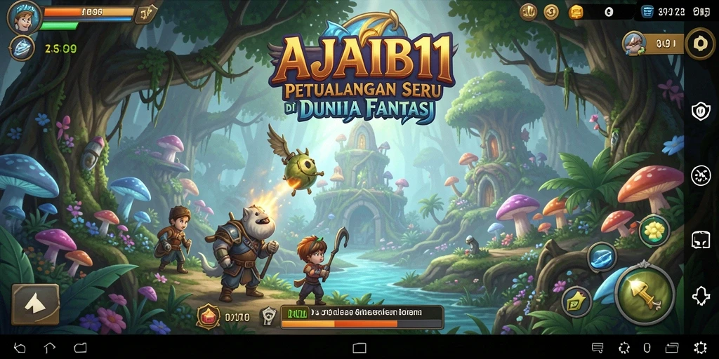 Tampilan gameplay AJAIB11 yang seru dan penuh petualangan.