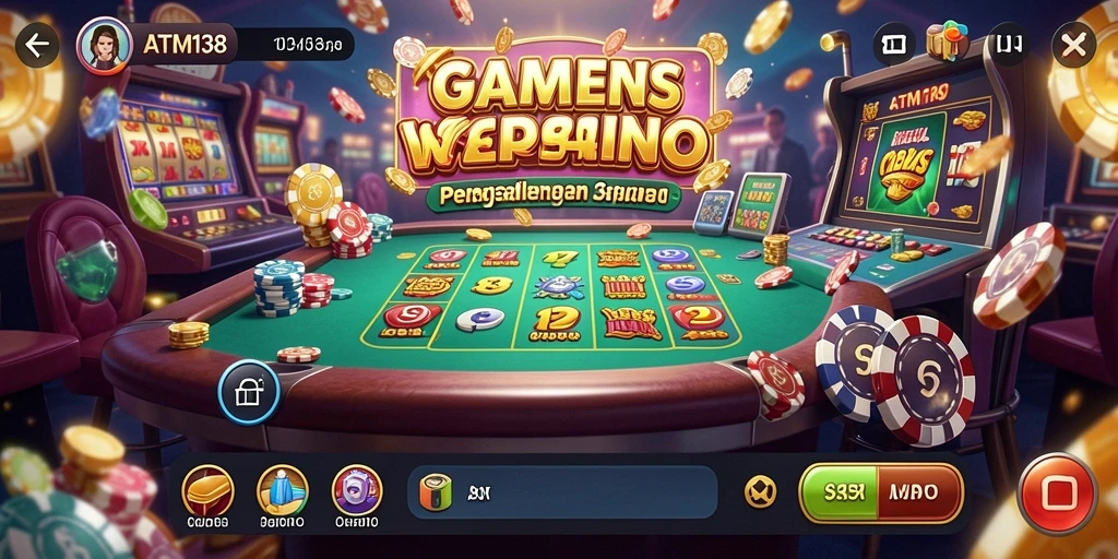 Tampilan gameplay seru dari aplikasi Kasino ATM138.