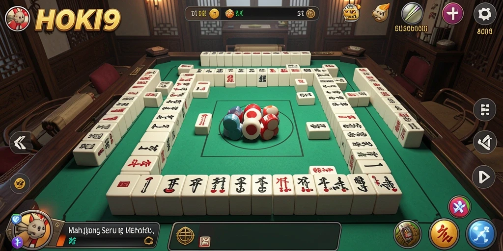 Gameplay seru HOKI9 dengan grafis Mahjong yang menawan.