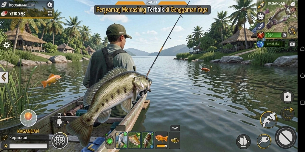 Tangkapan besar di game memancing KAGANDAN.