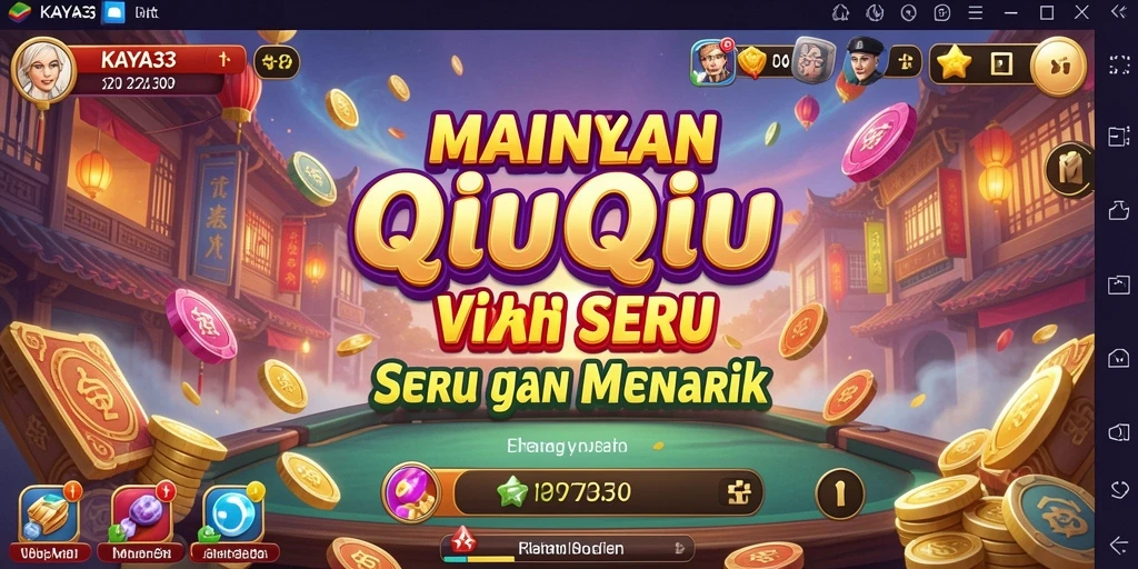 Tangkapan layar gameplay QiuQiu yang menarik di KAYA33.