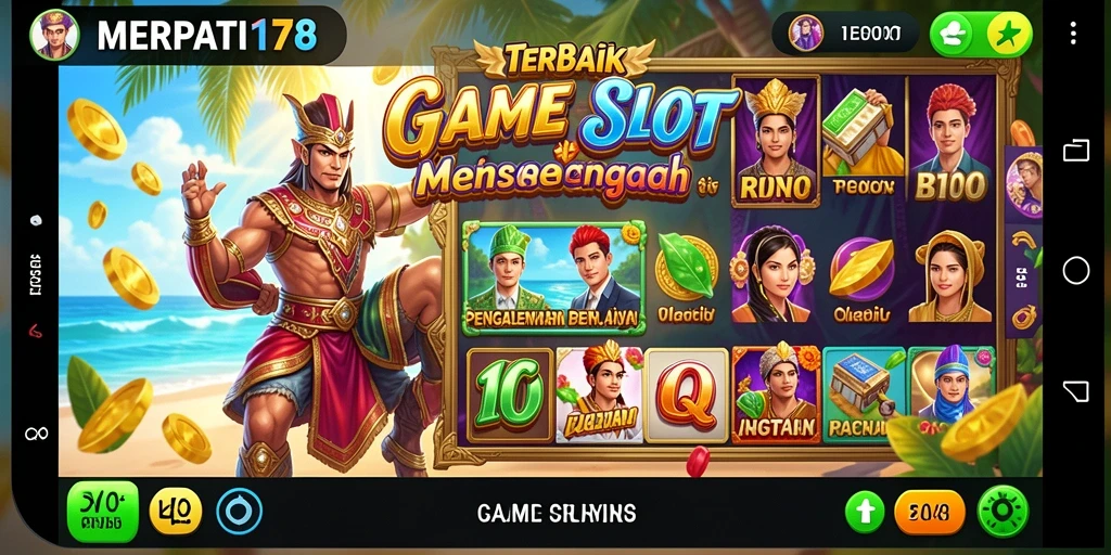 Tampilan gameplay dari MERPATI178 yang menarik dan penuh warna.
