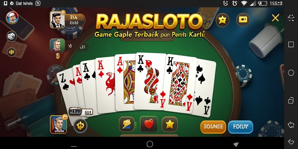 Screenshot gameplay menarik dari RAJASLOTO yang menunjukkan keseruan bermain Gaple.