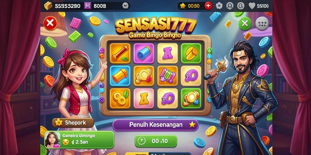 Tampilan gameplay Bingo yang seru dan interaktif.