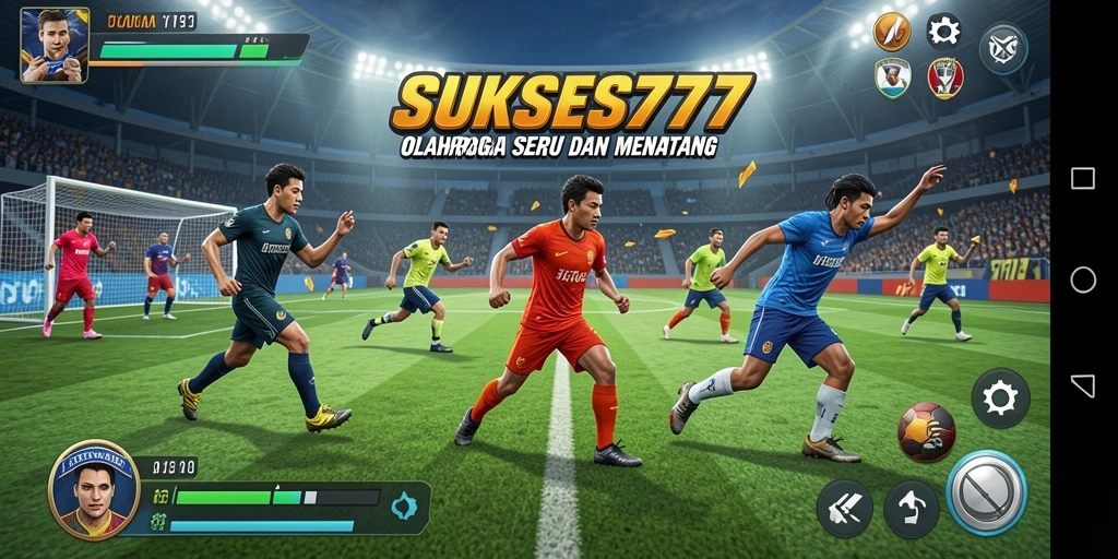 Gameplay seru dan dinamis dari SUKSES777 dalam pertandingan olahraga.