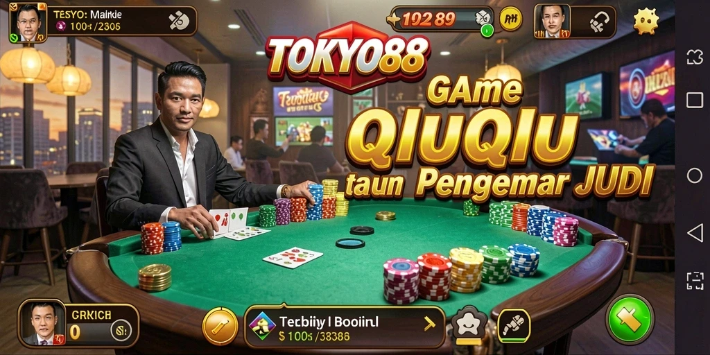 Tampilan gameplay QiuQiu yang menarik di TOKYO88.